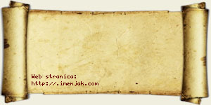 Radmila Jakovljević vizit kartica